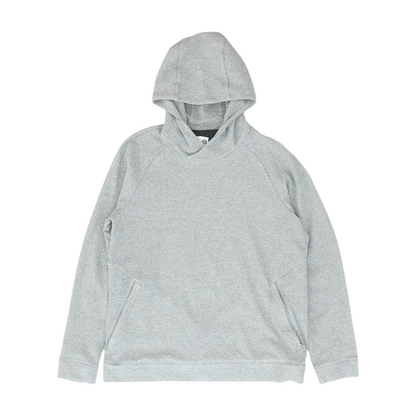 Gray Solid Hoodie Pullover