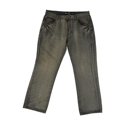 Gray Straight Jeans