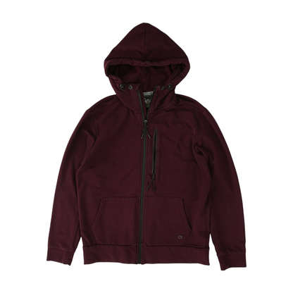 Burgundy Solid Jacket