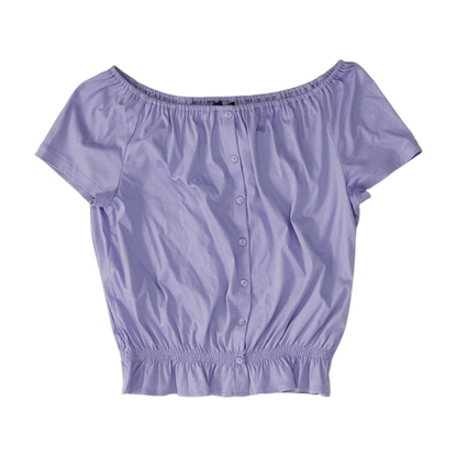 Lavender Petite Blouse