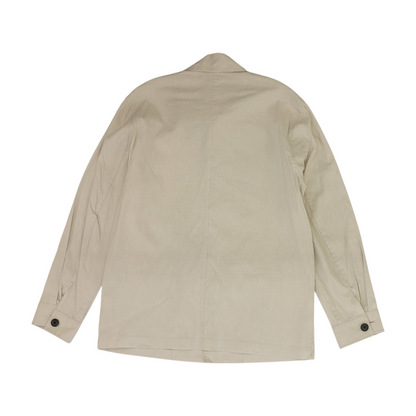 Beige Solid Jacket