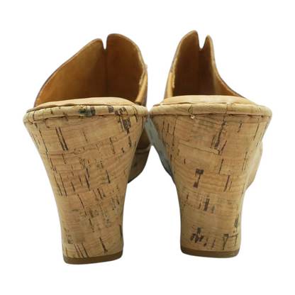 Brown Wedged Sandals