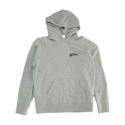 Gray Solid Hoodie Pullover