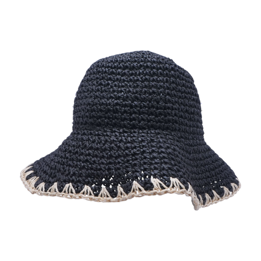 INC International Concepts Black Sun / Beach Hat – Image 2