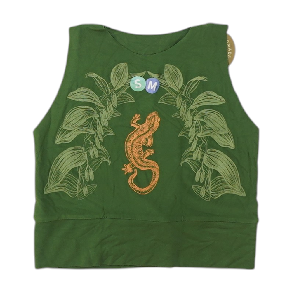 Green Graphic Tank