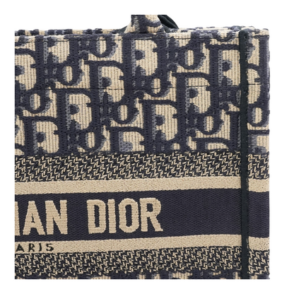 Small Navy Book Tote