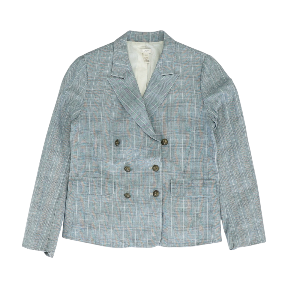 Blue Plaid Blazer