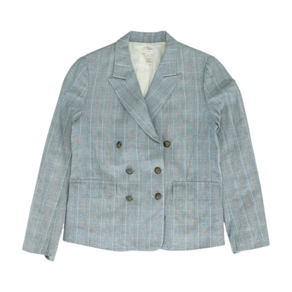 Blue Plaid Blazer
