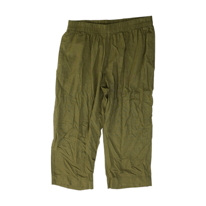 Olive Straight Pants