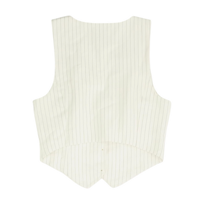 White Striped Blouse