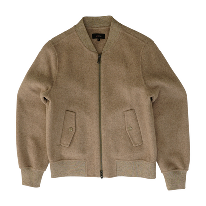 Beige Solid Jacket
