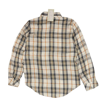 White Plaid Button Down