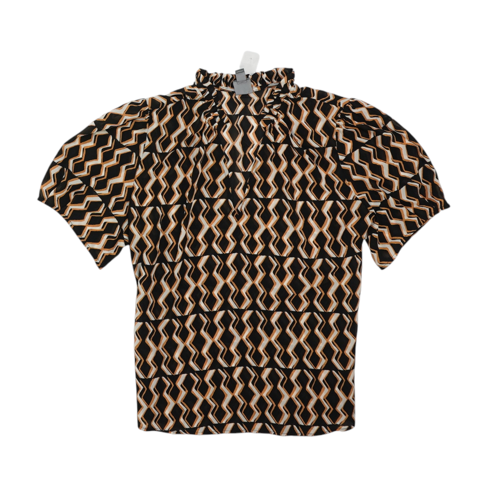 Black Print Blouse