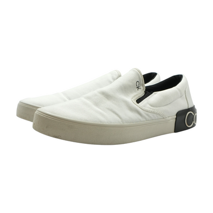 White Slip-On Athletic Shoes