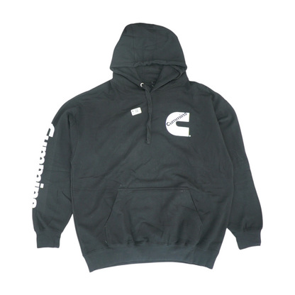 Black Solid Hoodie Pullover