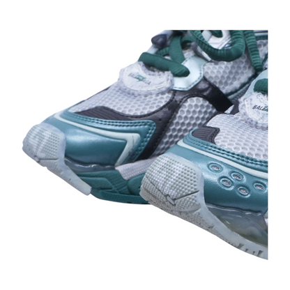 Runner Sneaker in Blue, White, and Grey