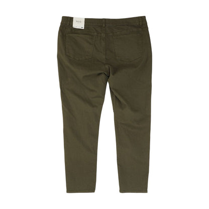 Green Plus Mid Rise Skinny Leg Jeans