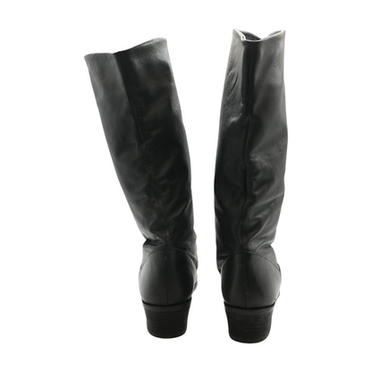 Black Knee-High Boots