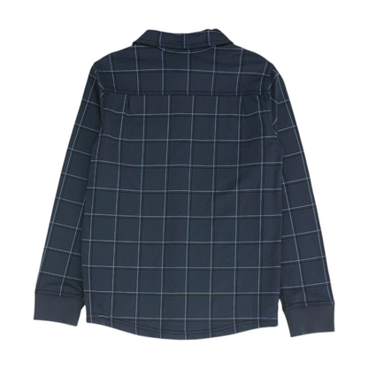 Blue Check Long Sleeve Button Down