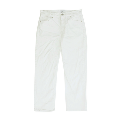 White Petite Straight Jeans