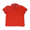 Red Solid Short Sleeve Polo