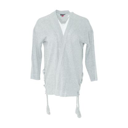 Gray Cardigan Sweater