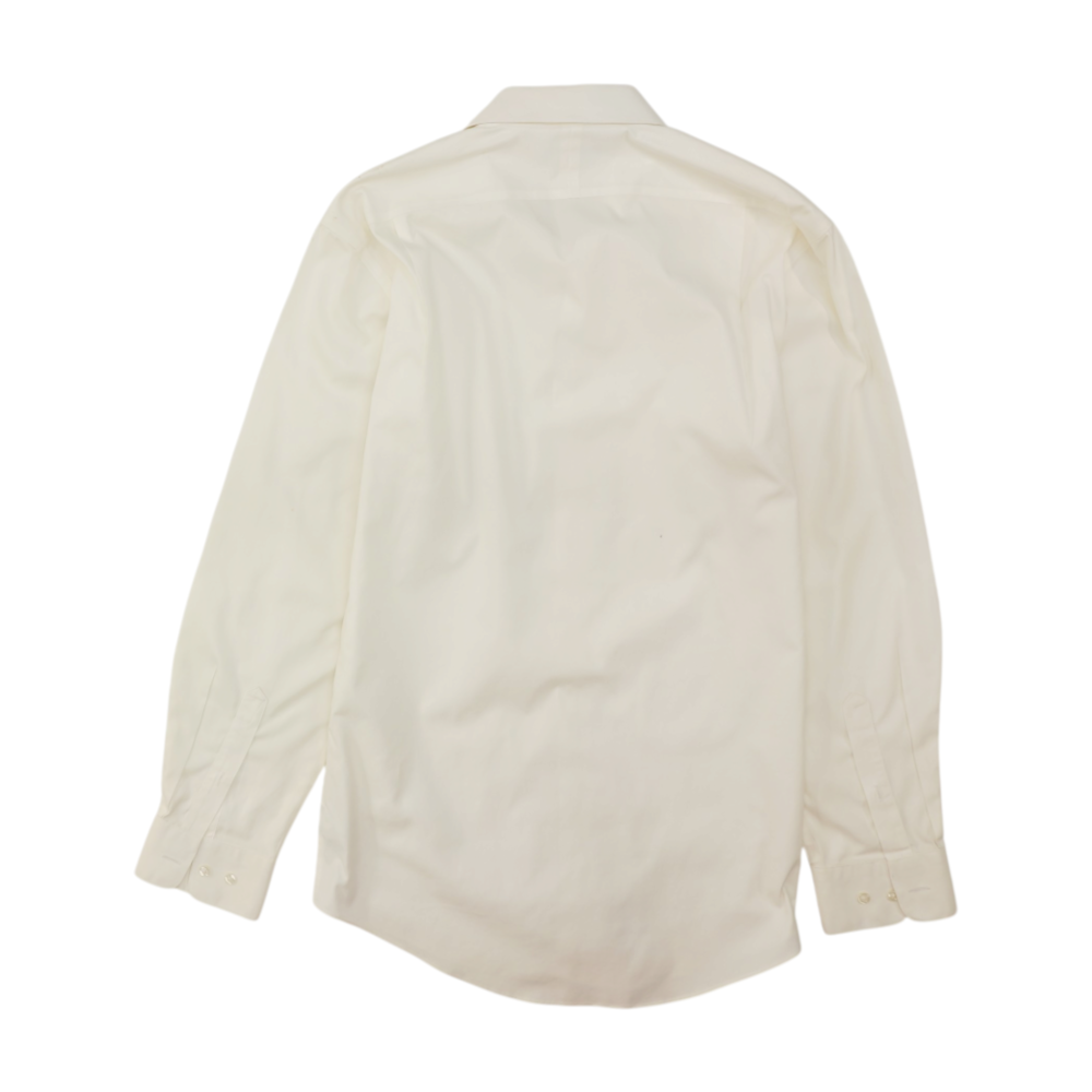 Enro Ivory Solid Long Sleeve Button Down – Image 2