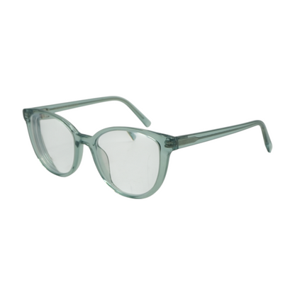 Teal Elodie M Square Prescription Eyewear