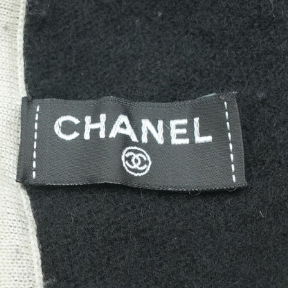 CC Logo Scarf with Ivory Trim