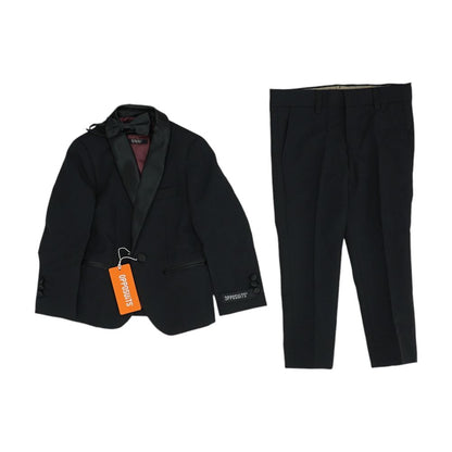 Black Solid 3pc Suit