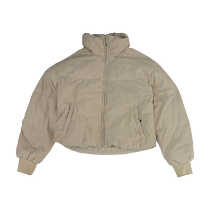 Beige Solid Jacket