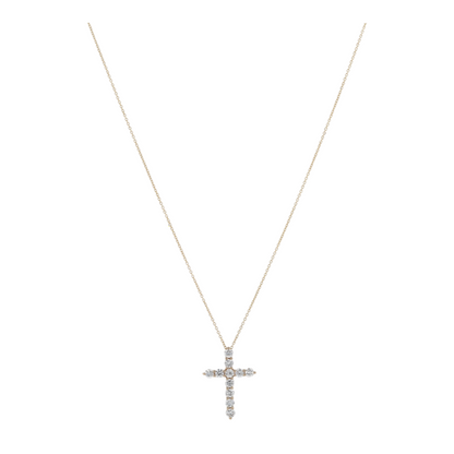 1/2 ctw 14K Yellow Gold Diamond Pendant Necklace