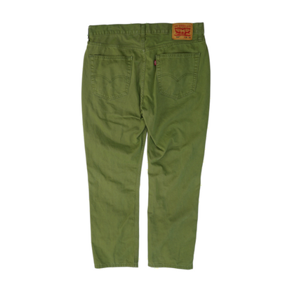 Green Straight Pants