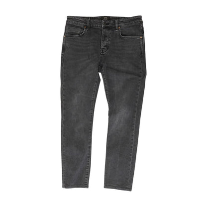 Black Solid Skinny Jeans