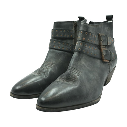 Gray Ankle Boots