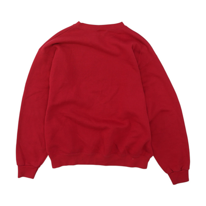 Vintage The Disney Store 'Mickey The One & Only' Red Crewneck Graphic Sweatshirt Pullover