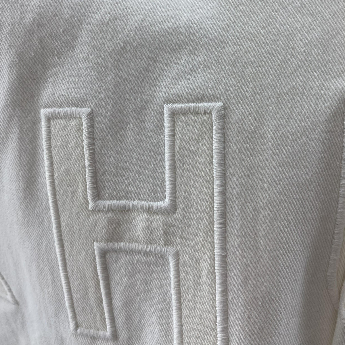 White Coaches Logo Cotton Jacket