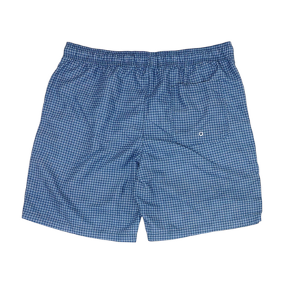 Blue Geometric Swim Bottom
