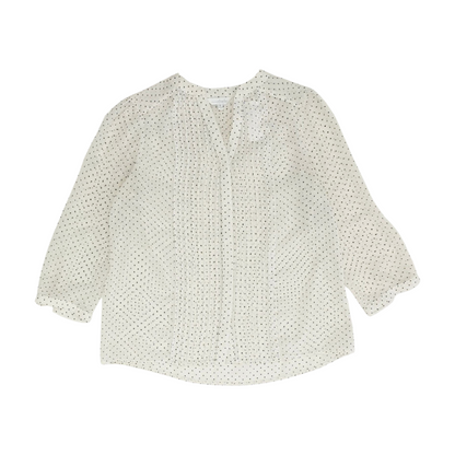 Ivory Polka Dot Blouse