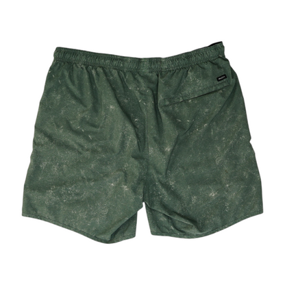 Green Print Active Shorts