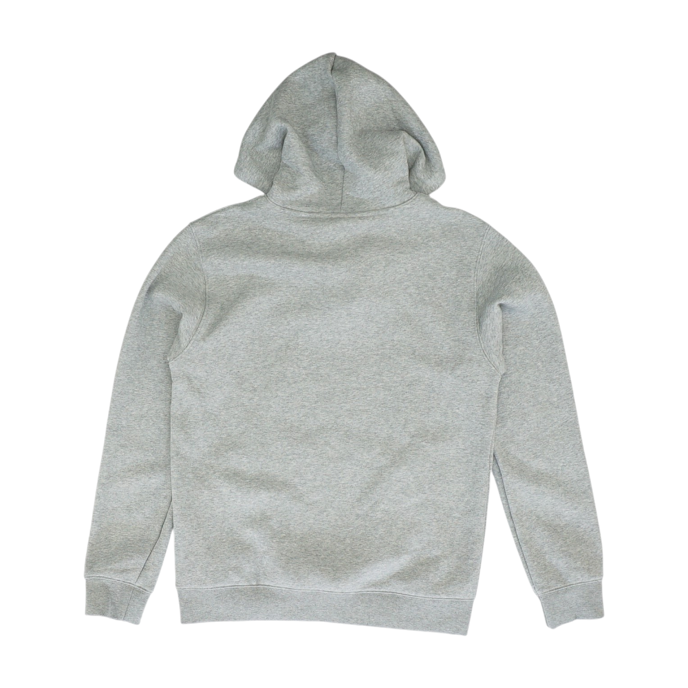 Gray Solid Hoodie Pullover