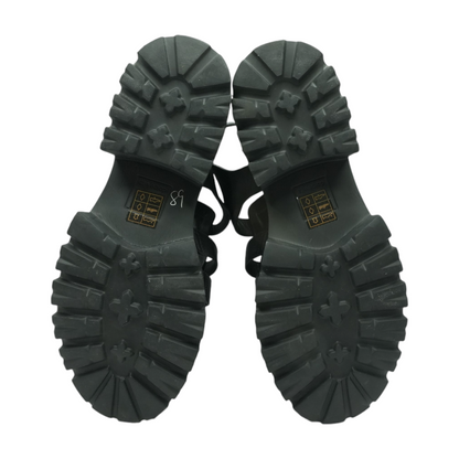 Black Flat Sandals