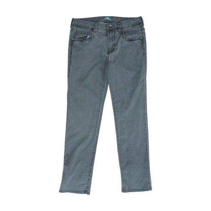 Gray Solid Chino Pants