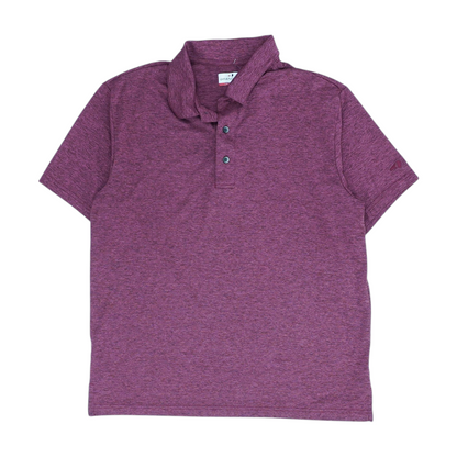 Maroon Solid Short Sleeve Polo