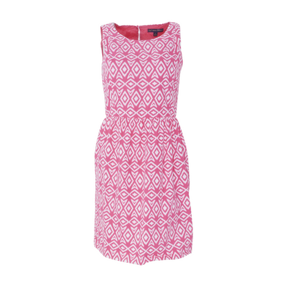 Pink Abstract Mini Dress