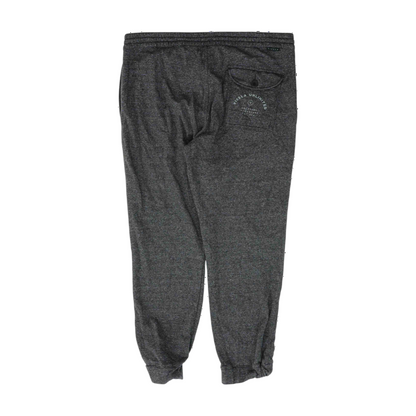 Gray Striped Straight Pants