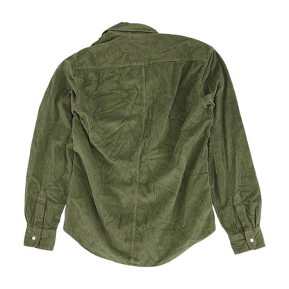 Green Button Down