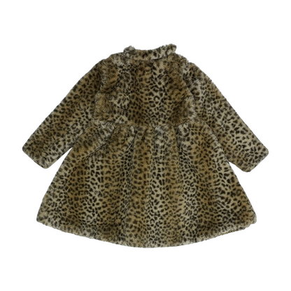 Brown Animal Print Coat