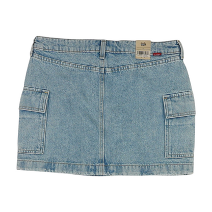 Blue Mini Skirt