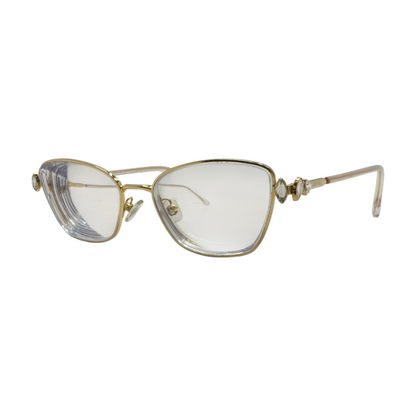 Gold SK 1006 Cat Eye Prescription Eyewear